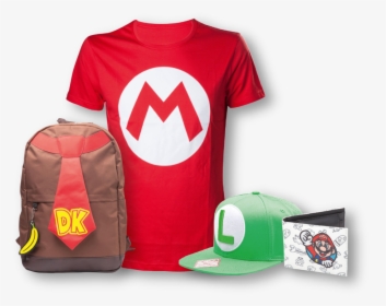 Super Mario Merchandise   Srcset Data - Active Shirt, HD Png Download, Transparent PNG